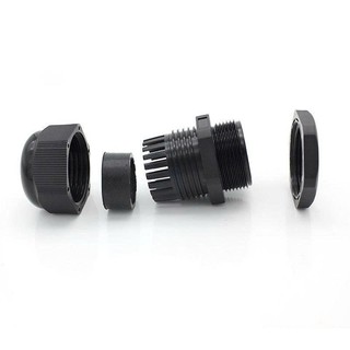 Ốc siết cáp nhựa chống nước PG IP68 ( Đen/Trắng), PG7 PG9 PG11 PG13,5 PG16 PG19 PG21 PG25 /Cho Tủ Điện, Cáp Điện, Solar