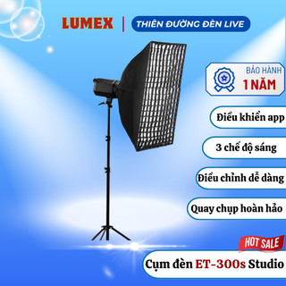 Đèn livestream Softbox Tổ Ong 60x90 Chuyên Dụng Livestream, Quay Video,Chụp Ảnh, Kèm Lưới tổ ong tản sáng mềm mịn BH12T
