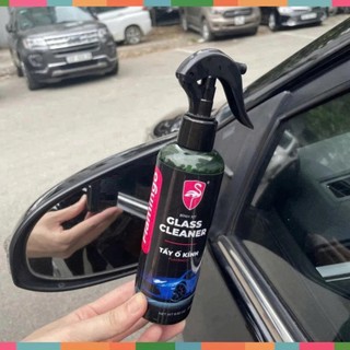 Chai xịt tẩy ố kính xe ô tô Flamingo - Làm bóng kính xe, Phủ nano chống bám nước, tẩy cặn canxi, vết ố nước