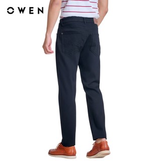 OWEN - Quần jean Regular Fit QJR241251 màu Đen chất liệu cotton-spandex