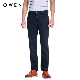 OWEN - Quần jean Regular Fit QJR241251 màu Đen chất liệu cotton-spandex