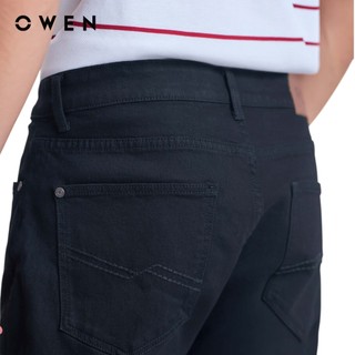 OWEN - Quần jean Regular Fit QJR241251 màu Đen chất liệu cotton-spandex