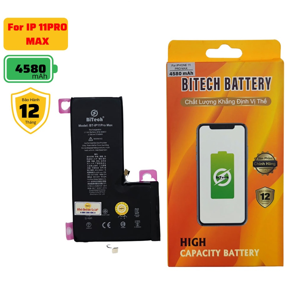 Pin Dung Lượng Cao Chính hãng BITECH BT-IP6 / 6S / 6SPL / 7 / 7PL / IP8 ...