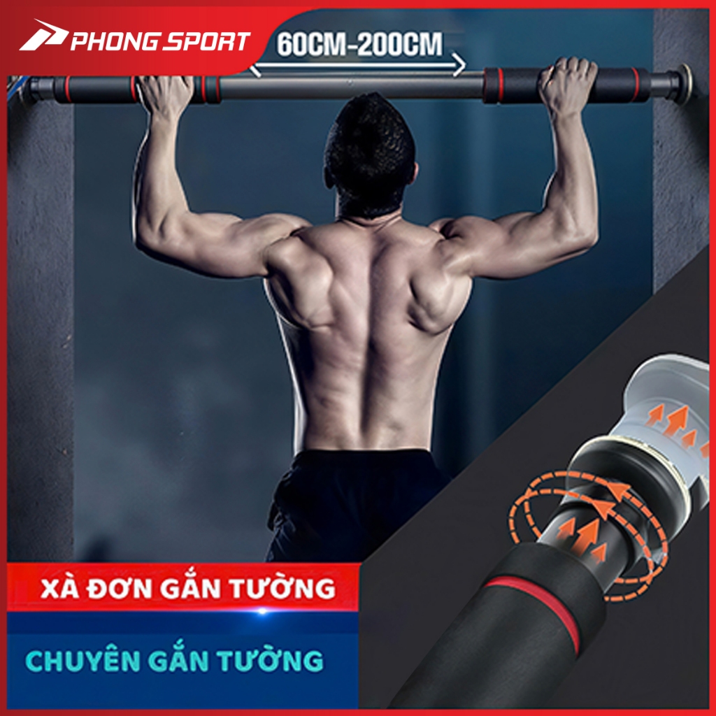 Xà đơn treo tường gắn cửa đa năng cao cấp tập thể dục tại nhà P03 – PHONG SPORT