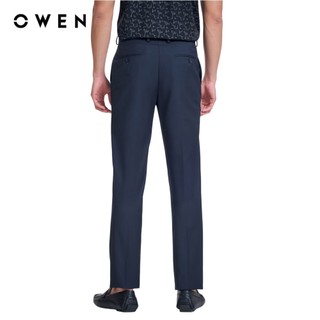 OWEN - Quần tây Slim Fit QS232454 màu Xanh tím than chất liệu Polyester-Rayon-Spandex