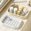 Khay úp cốc nâng cấp 2 lớp thoát nước mới 2025, khay trà nhựa PP cao cấp chịu nhiệt vệ sinh dễ dàng TORO