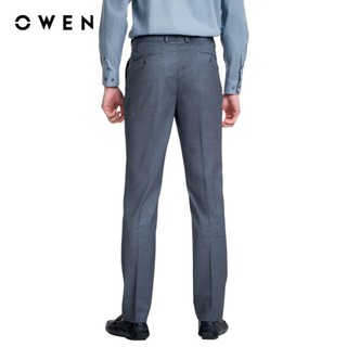 OWEN - Quần tây Slim Fit Tăng đơ QST252425 màu Xám chất liệu Polyester-Rayon-Spandex