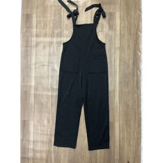Jumpsuit bé gái và người lớn dáng ống suông dây cột nơ có túi xuất dư Moa moa(có size lớn )