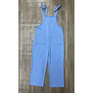 Jumpsuit bé gái và người lớn dáng ống suông dây cột nơ có túi xuất dư Moa moa(có size lớn )