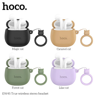 Tai Nghe Bluetooth Hoco EW45 TWS V5.3 Không Dây, Kèm Mic Và Phụ Kiện Ốp Cute Cat - PK Online