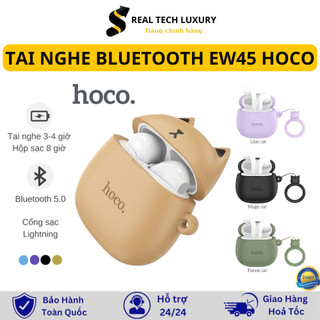 Tai Nghe Bluetooth 5.3 Hoco EW45 TWS – Nghe Nhạc 4H, Có Mic Đàm Thoại, Kèm Case Silicon Cute Cat