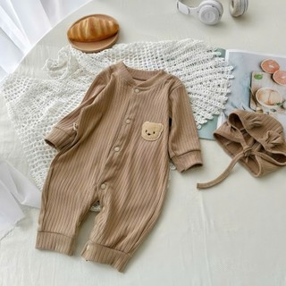Body gấu dài tay thu đông cho bé 4-11kg. Bộ đồ dài cho bé trai, bé gái mặc ngủ, giữ ấm. Dino Kids