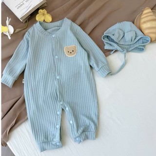 Body gấu dài tay thu đông cho bé 4-11kg. Bộ đồ dài cho bé trai, bé gái mặc ngủ, giữ ấm. Dino Kids