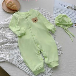 Body gấu dài tay thu đông cho bé 4-11kg. Bộ đồ dài cho bé trai, bé gái mặc ngủ, giữ ấm. Dino Kids