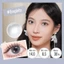 【local】Magister Kính áp tròng 6 tháng lens 1 cặp Allure Gray 14-14.5MM màu xám Series Shadow Gray kính áp tròng