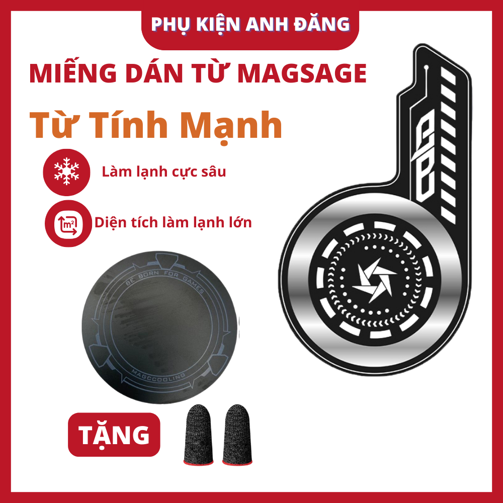 Miếng Dán Từ Tính, Miếng Hít Từ Tính Magsafe Tăng Lực Hút Tản Nhiệt Đều Cho Điện Thoại Máy Tính Bảng