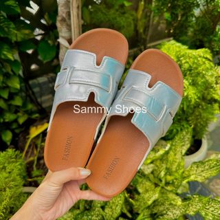 [Hàng có sẵn] DÉP LÊ QUAI NGANG VẢI FORM ĐỨNG  ĐẾ 2 LỚP CHẮC CHẮN CHỐNG NƯỚC THỜI TRANG NĂNG ĐỘNG