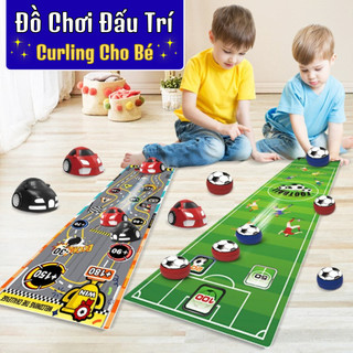 Đồ Chơi Đấu Trí Curling Gồm Các Bộ Môn Bowling Golf Bóng Đá Đua Xe Giải Trí Sáng Tạo Cho Bé Trò Chơi Lành Mạnh