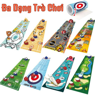 Đồ Chơi Đấu Trí Curling Gồm Các Bộ Môn Bowling Golf Bóng Đá Đua Xe Giải Trí Sáng Tạo Cho Bé Trò Chơi Lành Mạnh