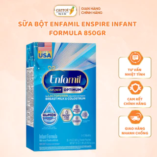 Sữa Enfamil Enspire Infant Formula Non – GMO 850G Cho Bé 0-12 Tháng Tuổi