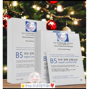 Mặt Nạ B.5x2 Cấp Ẩm Phục Hồi,Tái Tạo,Dưỡng Trắng Hỗ Trợ Sản Sinh Collage [1 hộp 10 nạ_nạ thạch hộp 5 nạ]
