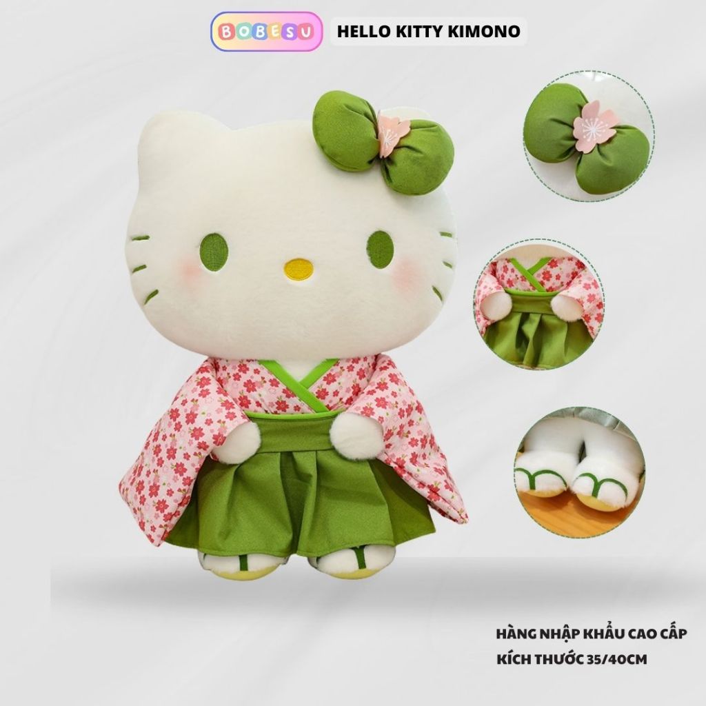 Gấu bông hello kitty kimono nhật bản hàng nhập khẩu cao cấp làm quà tặng sang trọng cho bé