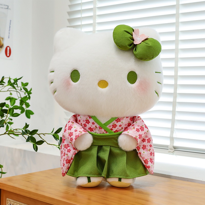 Gấu bông hello kitty kimono nhật bản cao cấp, Thú nhồi bông hellokitty dễ thương làm quà tặng cho bé