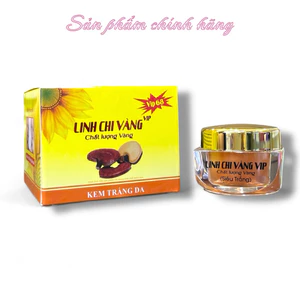 Kem Linh Chi Vàng Trắng Da 12gram Chính Hãng