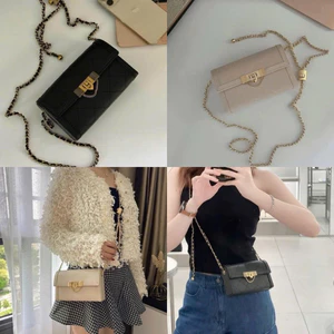 Túi xách nữ đeo chéo, đeo vai sz 18cm dây đeo full box