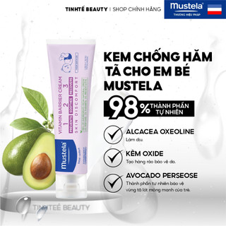 Kem Làm Dịu và Ngăn Ngừa Hăm Tã Cho Trẻ Sơ Sinh & Em Bé Mustela 50ml