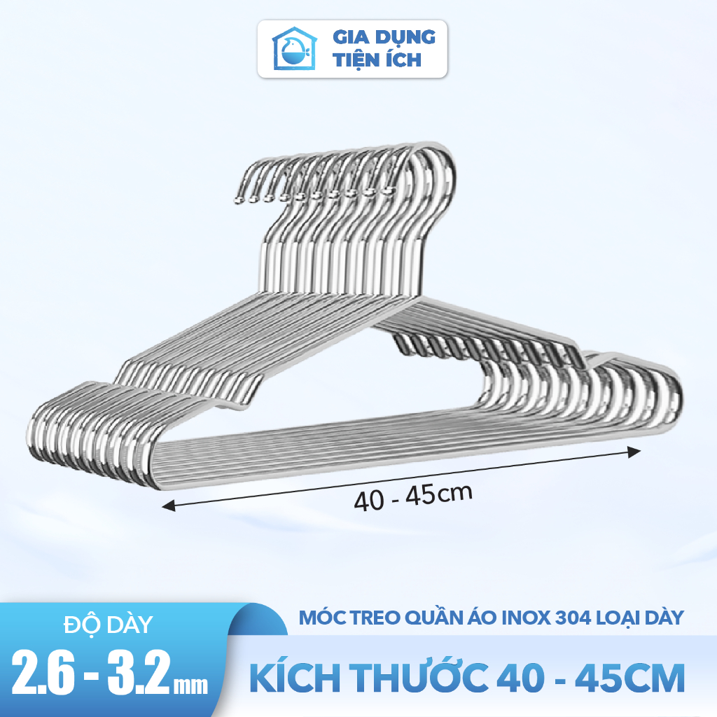 Móc Treo Quần Áo INOX 304 Loại Dày, Móc Phơi Chắc Chắn, Chịu Lực Tốt ...
