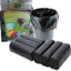 Giảm 50% cho 12 Cuộn (4 bịch) Túi Đựng Rác Đen Kích Thước Lớn 65x55cm Tự Phân Hủy, Thân Thiện Với Môi Trường