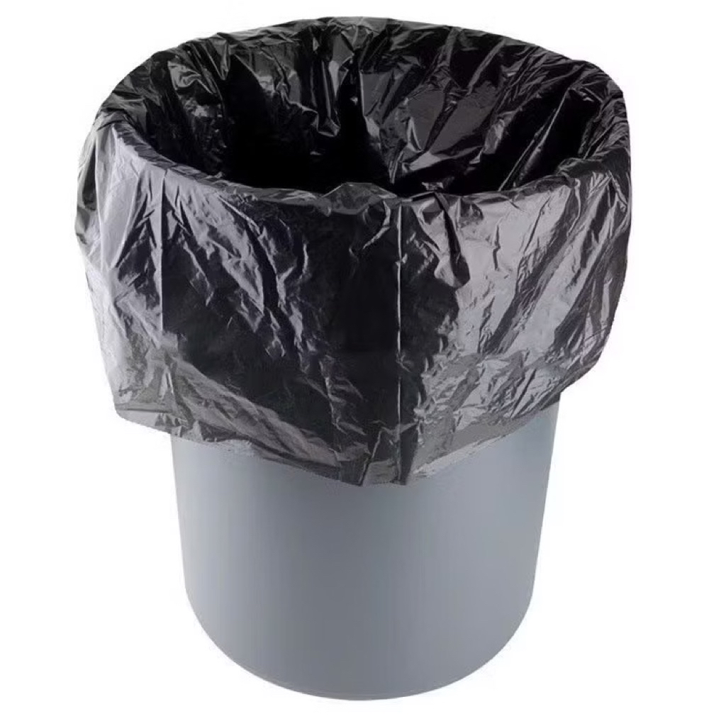 12 Cuộn (4 bịch) Túi Đựng Rác Đen Kích Thước Lớn 65x55cm Tự Phân Hủy, Thân Thiện Với Môi Trường