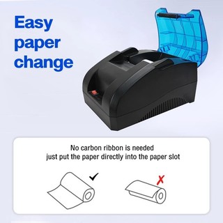 VARB Máy in hóa đơn nhiệt tính USB Bluetooth Máy in mã vạch