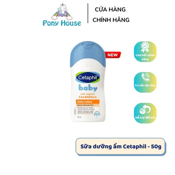 Sữa Dưỡng Ẩm Dịu Lành CETAPHIL BABY Chống Khô Nứt Nẻ Da Cho Bé Sơ Sinh 50ML