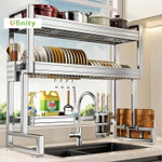 Lifinity Kệ Đựng Chén Bát Đa Năng Inox - Giá Để Bát Đĩa Thông Minh Trên Bồn Rửa, Tiết Kiệm Không Gian Bếp Cài dao thớt — ảnh 1