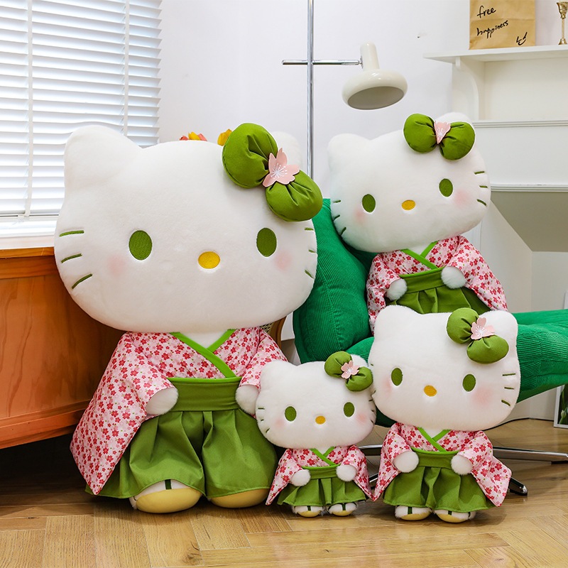 Gấu bông hello kitty kimono nhật bản cao cấp, Thú nhồi bông hellokitty dễ thương làm quà tặng cho bé