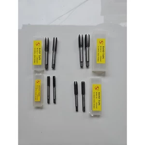 combo hai mũi ta rô tạo ren 7mm 9mm 11mm 13mm thép gió HSS