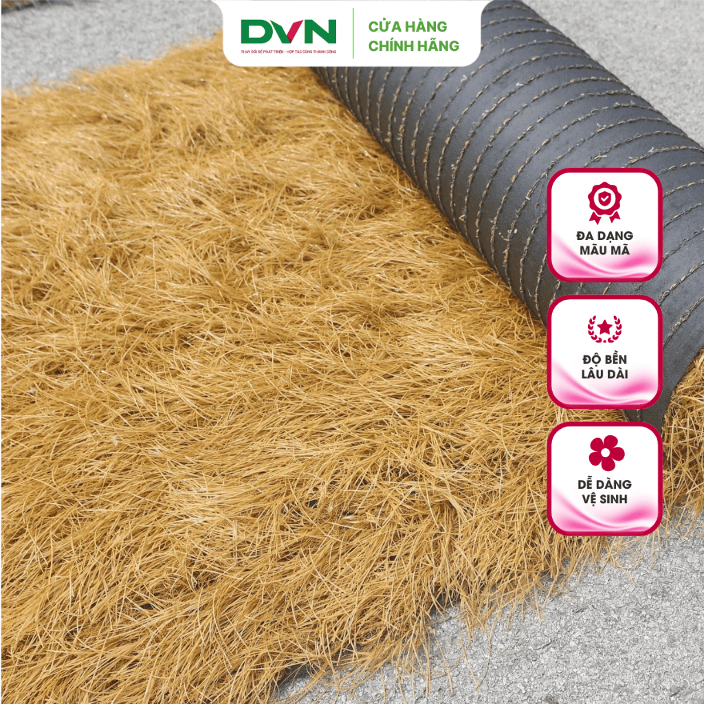 Thảm cỏ nhân tạo DVN thảm cỏ rơm decor trang trí nhựa 16cm chuyên lợp ...