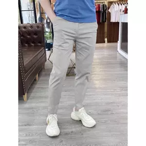 Quần Dài Nam Kaki KINGFASHION Cao Cấp Lưng Thun Khóa Kéo Đồng, Slim Fit Sang Trọng Co Giãn Thoải Mái - KK-QDLT