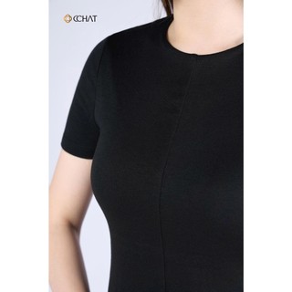 Đầm Nữ 𝐂𝐂𝐇𝐀𝐓 Dáng Xòe Angel Basic Chất Liệu Thun Phối Voan Cao Cấp 15VNC8002XT