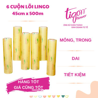 [6xLOI45] - Thùng 6 CUỘN MÀNG THỰC PHẨM 45cmx500m ĐỂ BỌC TRÁI CÂY - Dai, dài, căng bóng (Không kèm hộp)