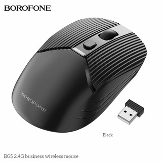 Chuột không dây Wireless 2.4G Borofone BG5 DPI 1600, Thiết kế đơn giản đẹp mắt - Hàng Chính Hãng