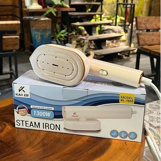 Bàn ủi hơi nước cầm tay Kailer KL 1655 công suất mạnh 1300W, nhỏ gọn tiện lợi, an toàn dễ sử dụng
