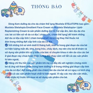 [LIVE] Kem Dưỡng Da Mặt Và Toàn Thân Da Chàm Cho Trẻ Sơ Sinh, Trẻ Em và Cả Gia Đình Mustela 150ml