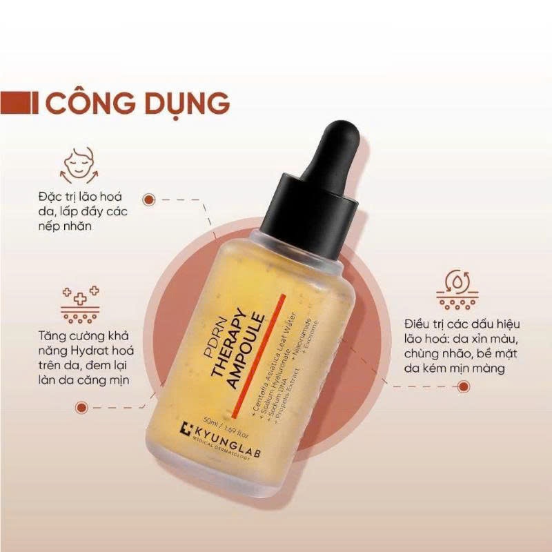 Tinh chất tế bào gốc PDRN Kyung Lab phục hồi, giảm lão hóa da Therapy Ampoule Dung tích 30ML - PHUONGANHOUSE