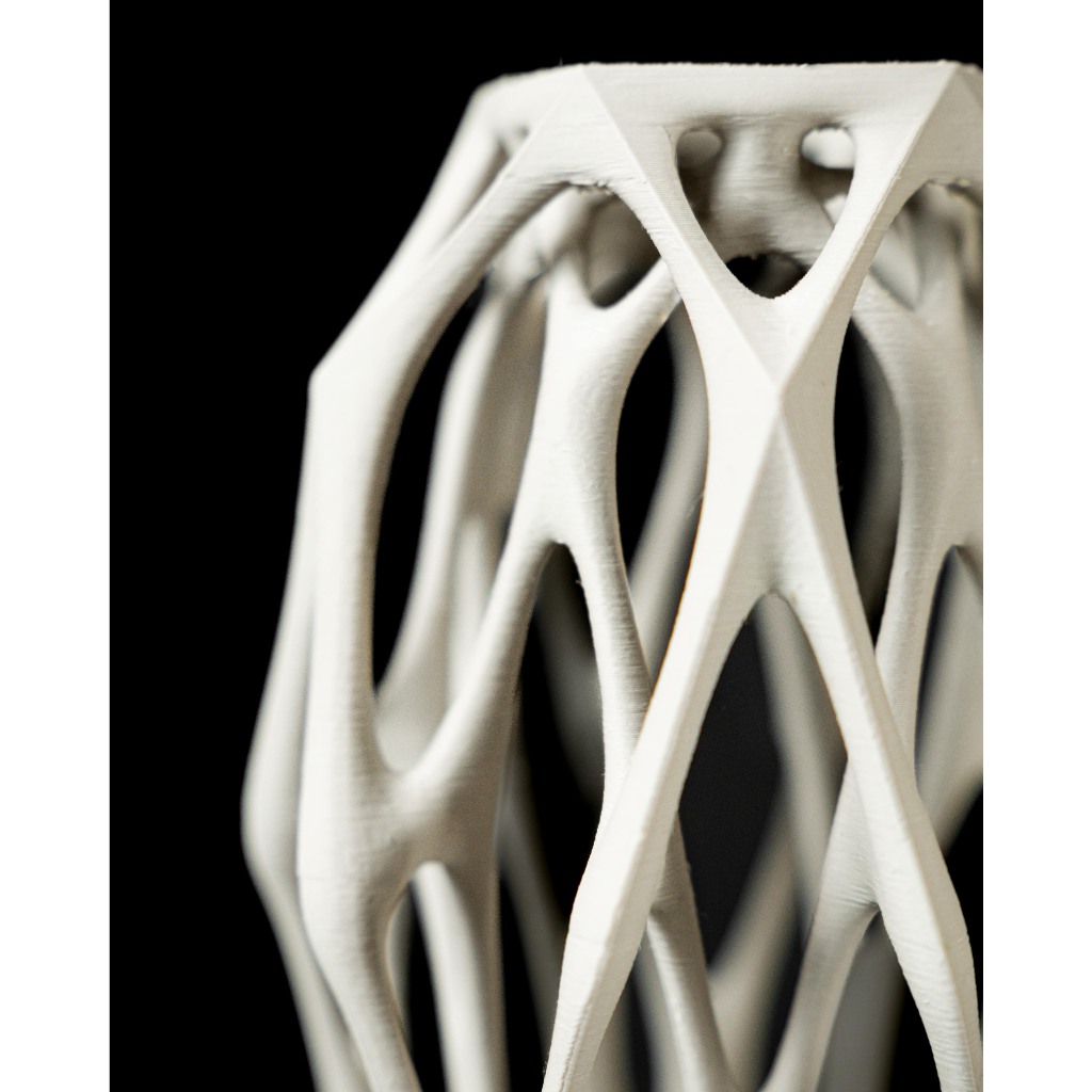 Lọ hoa trang trí, tặng kèm nametag (quà tặng) - Mẫu Mantis - ArtPrint3D