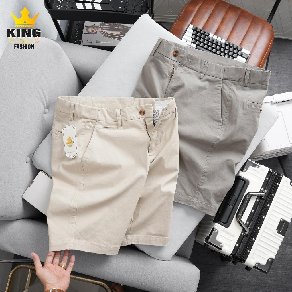 [Sidetab] Quần Short Nam Kaki KINGFASHION Sang Trọng, Co Giãn, Thoải Mái