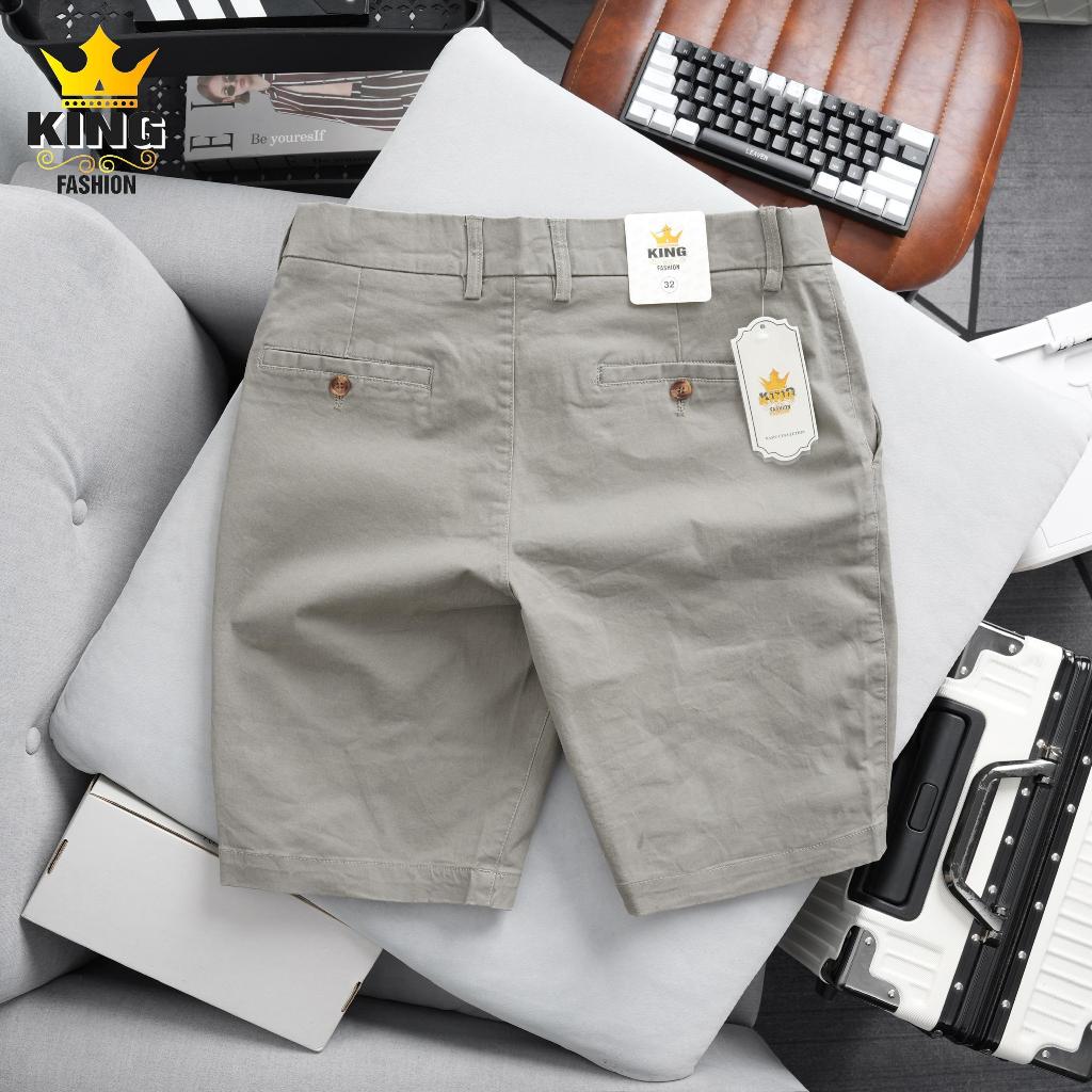 [Sidetab] Quần Short Nam Kaki KINGFASHION Sang Trọng, Co Giãn, Thoải Mái