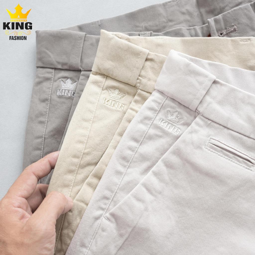 [Sidetab] Quần Short Nam Kaki KINGFASHION Sang Trọng, Co Giãn, Thoải Mái